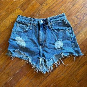 High waist shorts